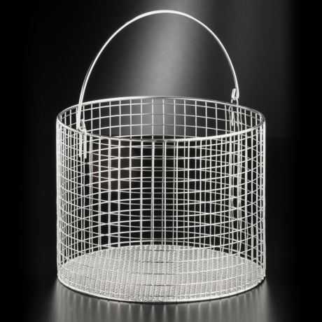 Autoklávozható kerek drótkosár
