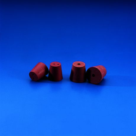 Piros gumi dugók lyukakkal