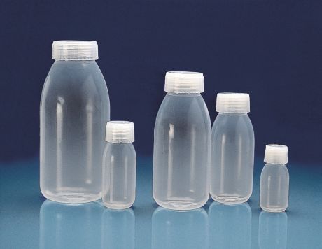 Bőnyakú PFA flakonok