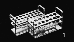 Rozsdamentes acél kémcsőállványok